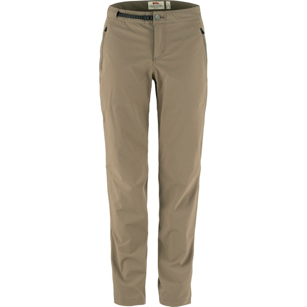 NWT Fjallraven High Coast Trail Trousers W Pants Suede Brown 42 10